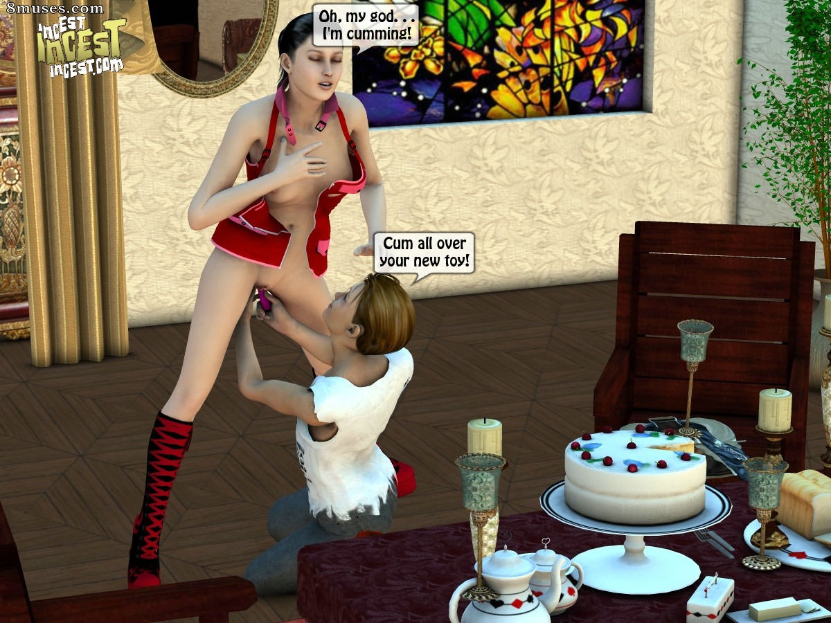 IncestIncestIncest.com Comics - Soirée d'anniversaire avec Maman - Page 20