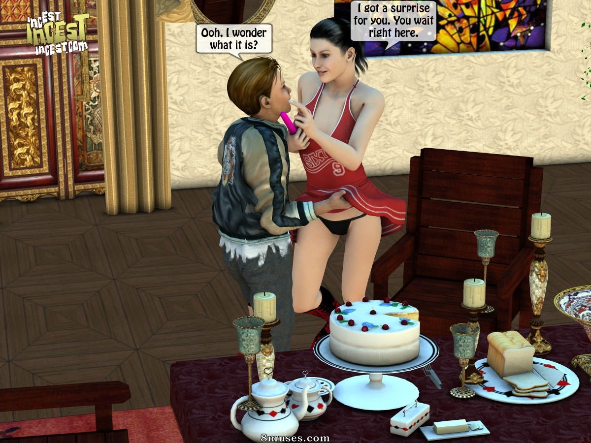 IncestIncestIncest.com Comics - Festa de aniversário com a mamãe - Página 12