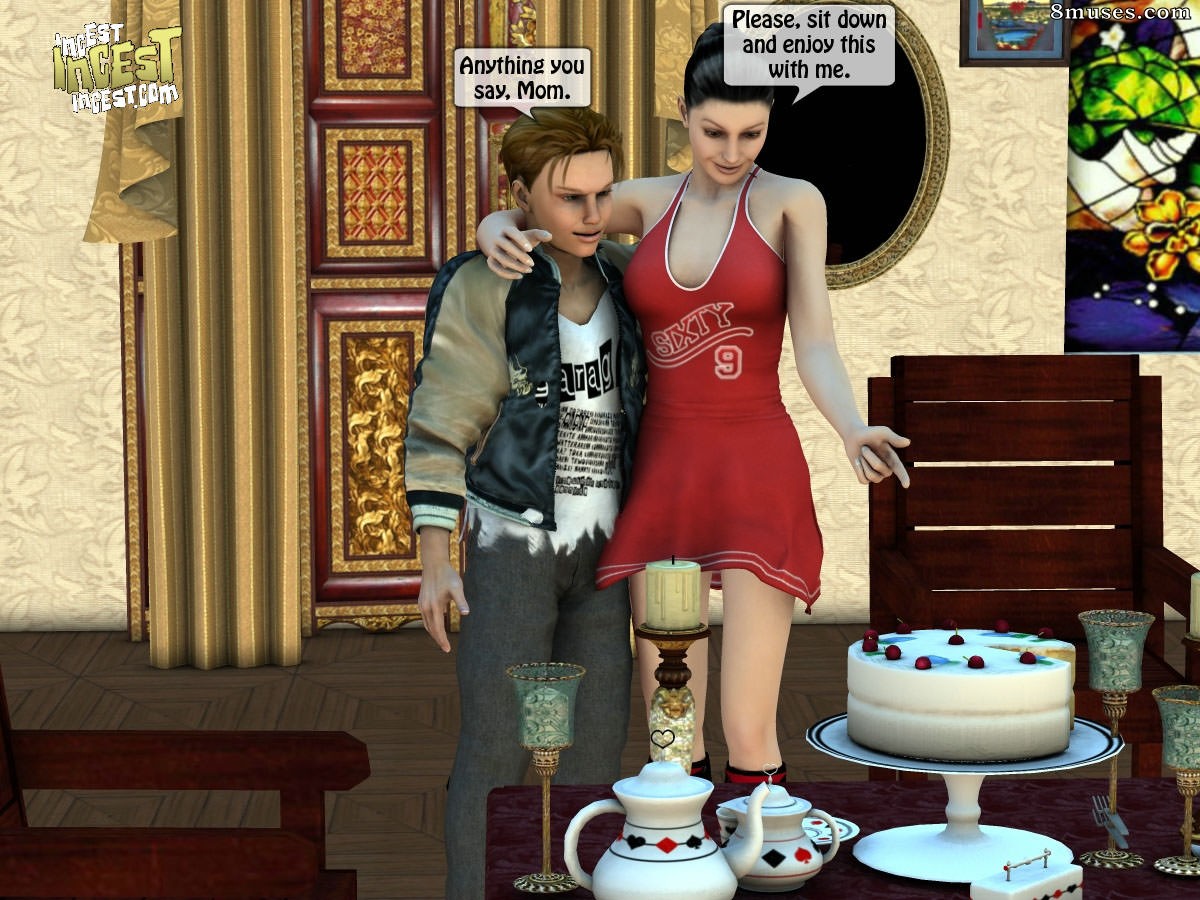 IncestIncestIncest.com Comics - Fiesta de cumpleaños con mamá - Página 6