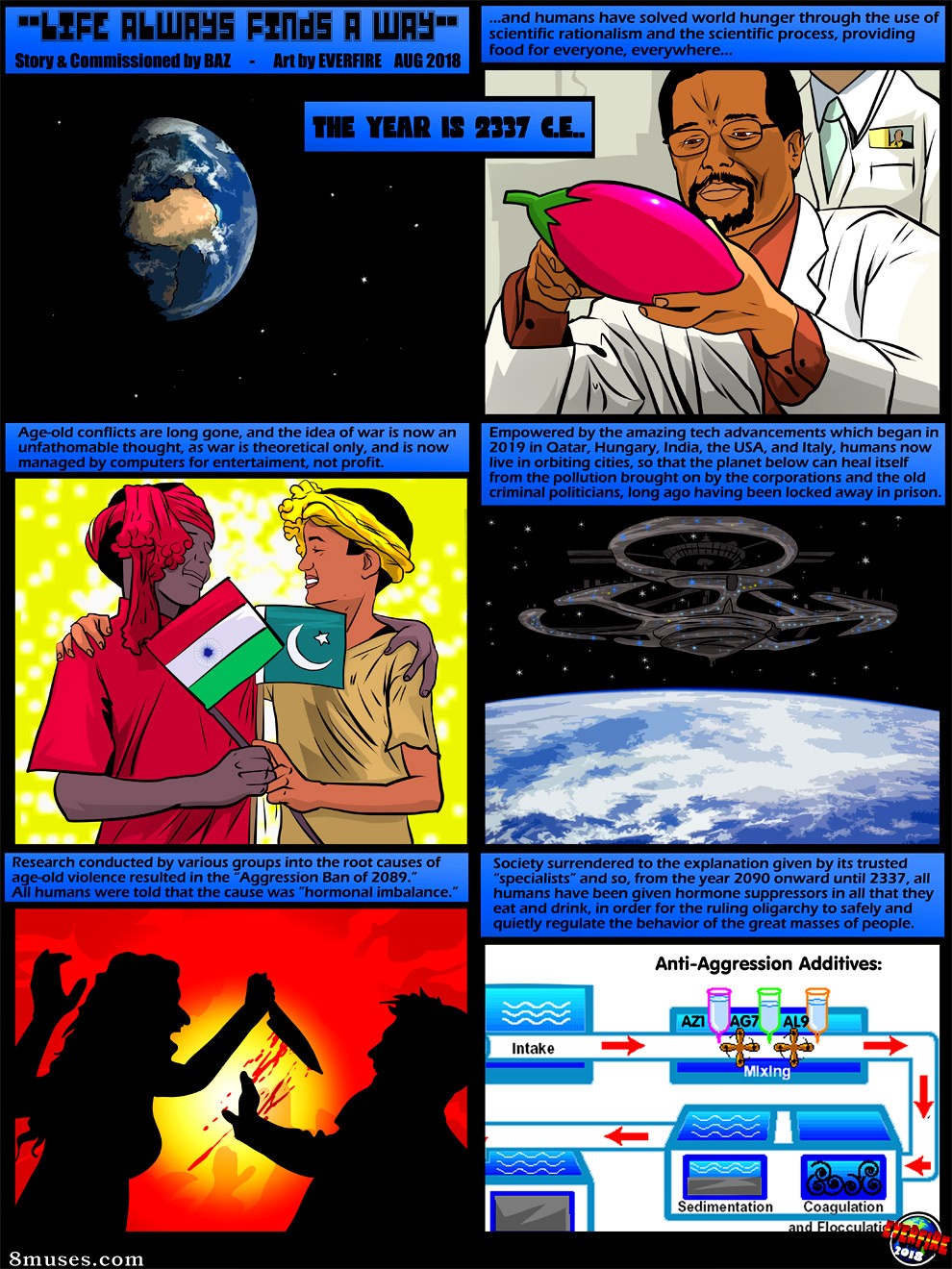 Everfire Comics - A vida encontra um jeito - Página 1