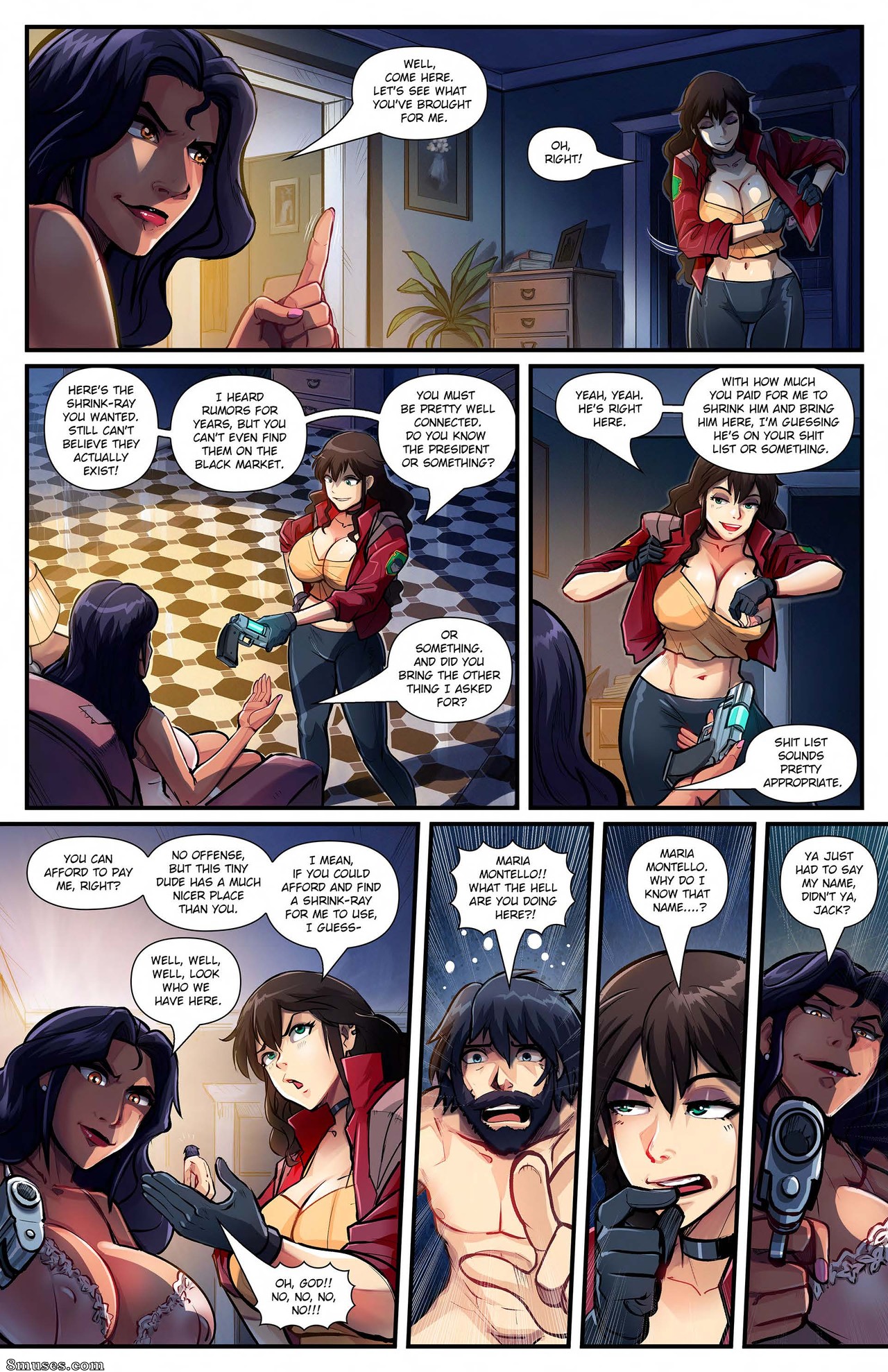 Page 4 | Giantess-Fan-ComicsSuper-SpyIssue-7 | 8muses - Sex Comics