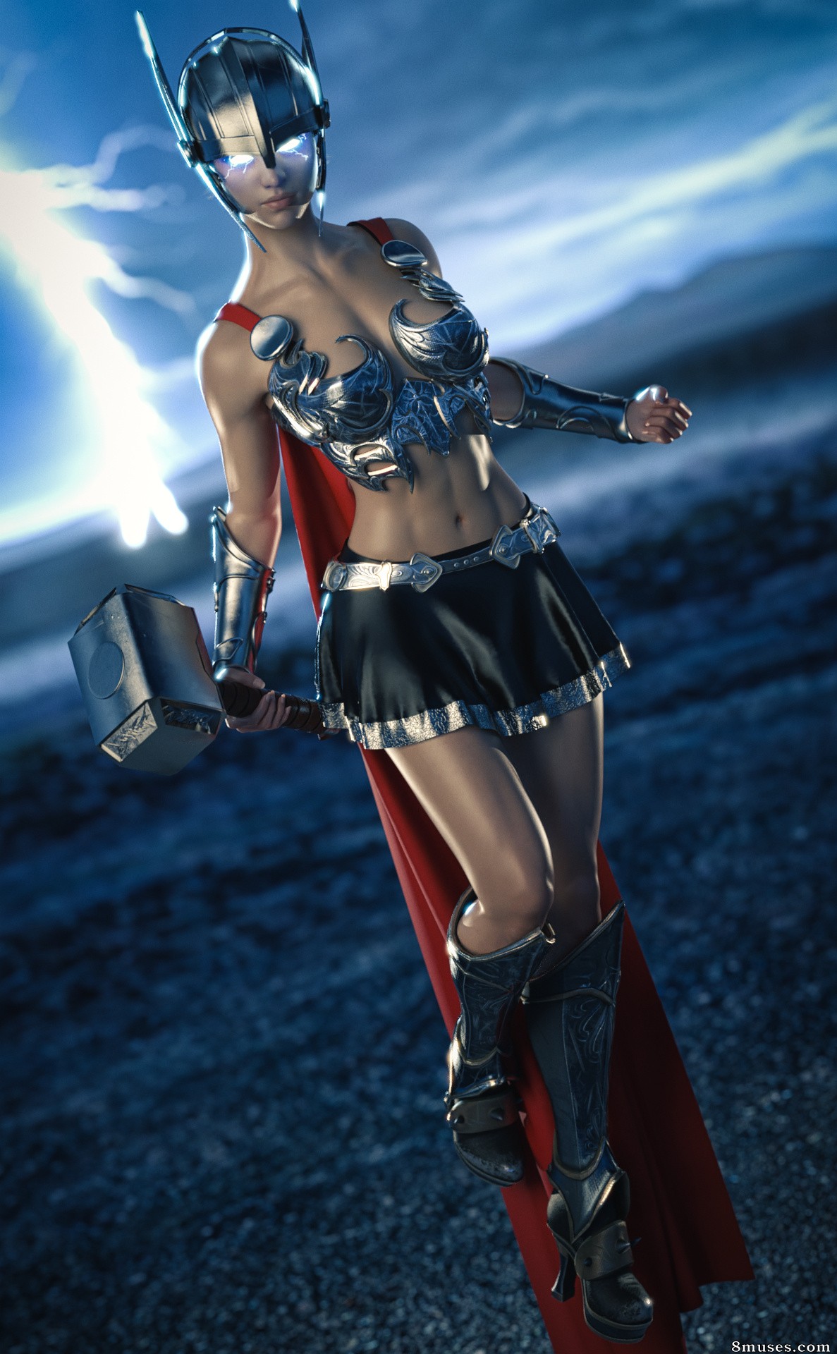 Forged3DX - Anya como Thor - Página 1