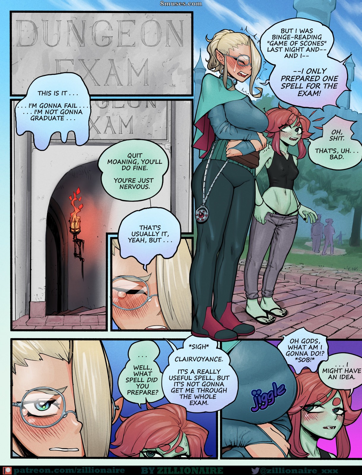 Zillionaire - Dungeon Exam - Page 1