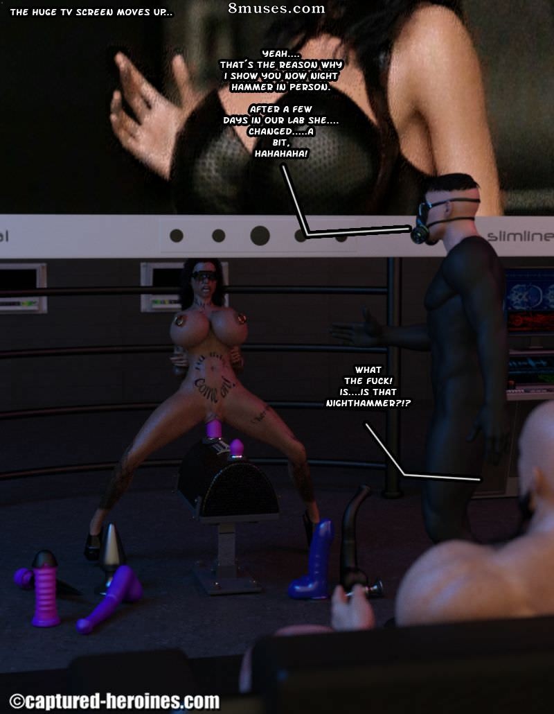 Captured-Heroines Comics - Nighthammer vs The Chemboys - Página 78