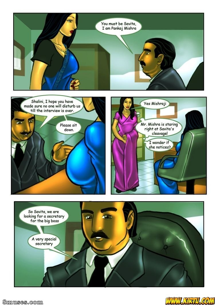 Kirtu.com Comics - Savita Bhabhi - Épisode 8 - L'entretien d'embauche - Page 7