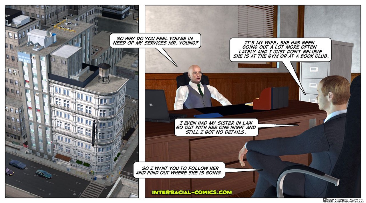 Interracial-Comics - Pegar uma cuckoldress - Página 11