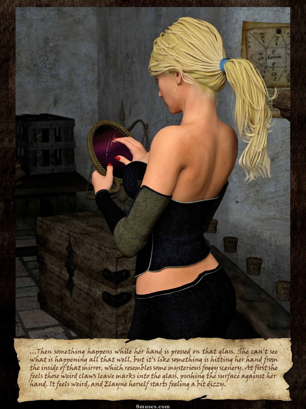 Knight Elayne - Mirror World - Bad Ending - Story - Page 2