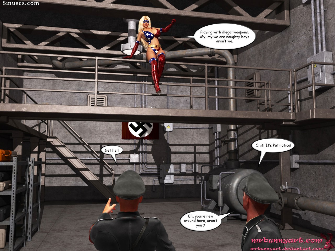 MrBunny Comics - Patriotica vs The Shadow Syndicate - Prologue - Page 14