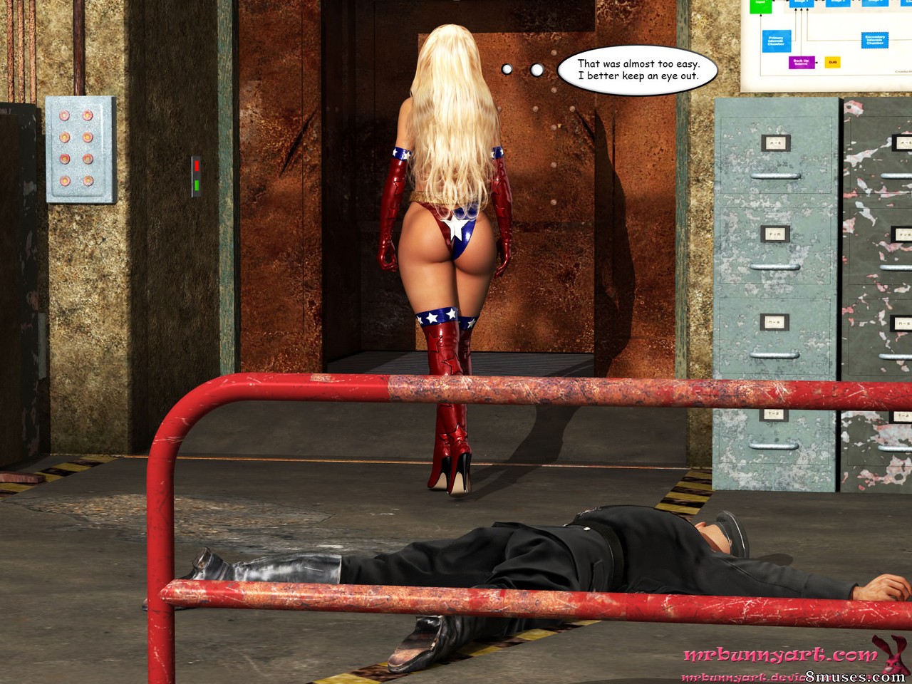 MrBunny Comics - Patriotica vs A Sindicato das Sombras - Prólogo - Página 9