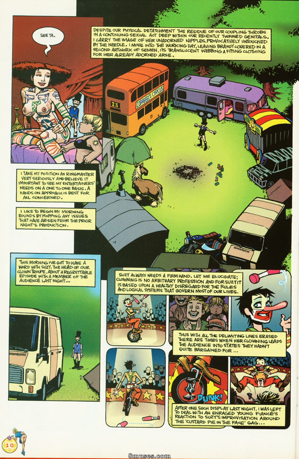Penthouse Comics - Eddie do grande circo - Página 3