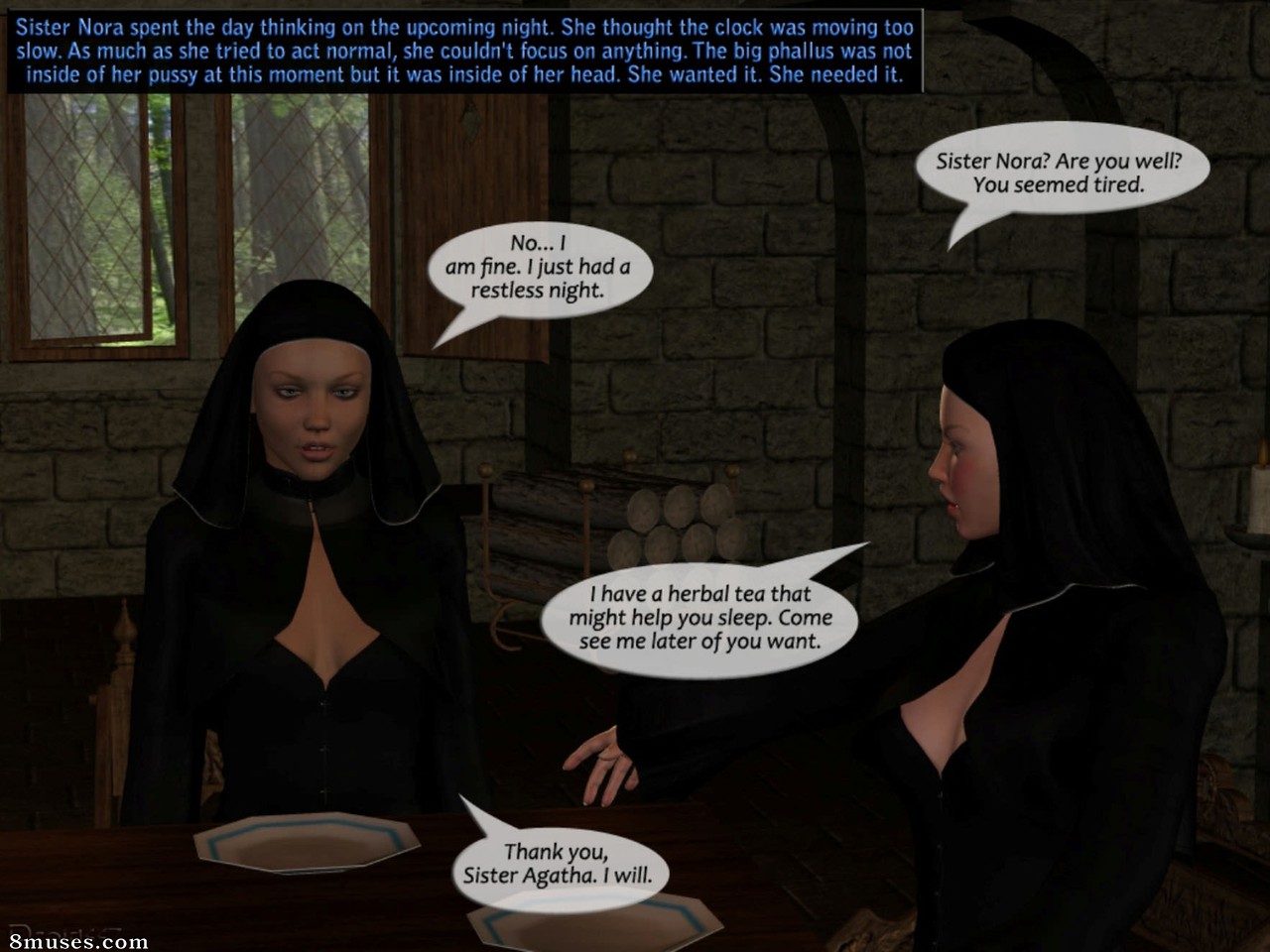3DMonsterStories.com Comics - Convento - Página 34