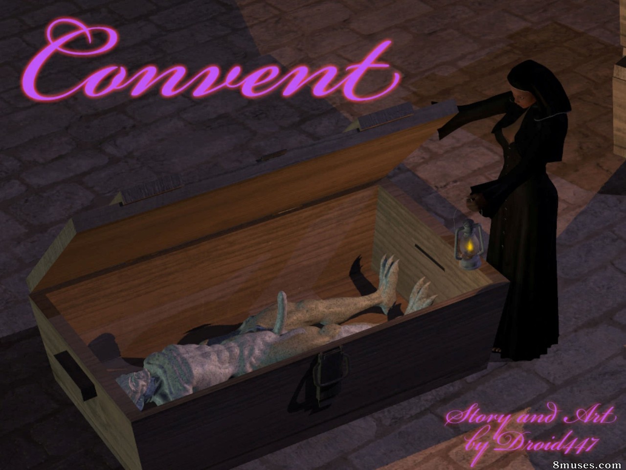 3DMonsterStories.com Comics - Convento - Página 1