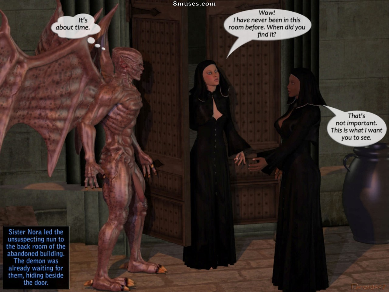 3DMonsterStories.com Comics - Couvent - Page 53
