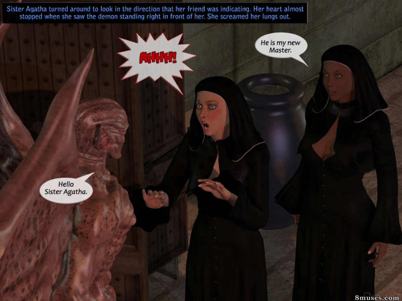 3DMonsterStories.com Comics - Convento - Página 54