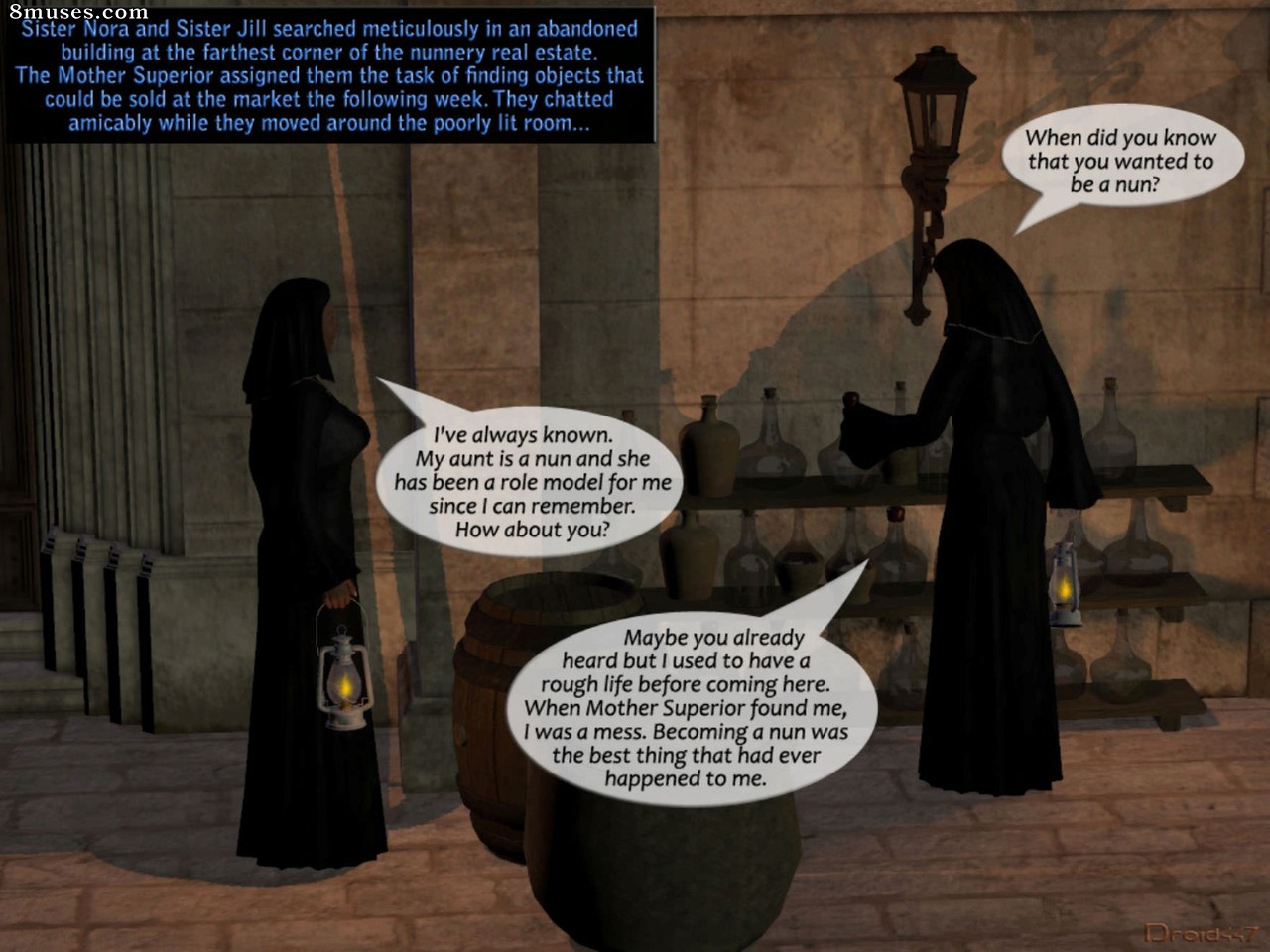 3DMonsterStories.com Comics - Convento - Página 2