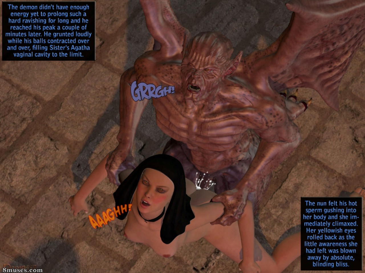 3DMonsterStories.com Comics - Couvent - Page 79