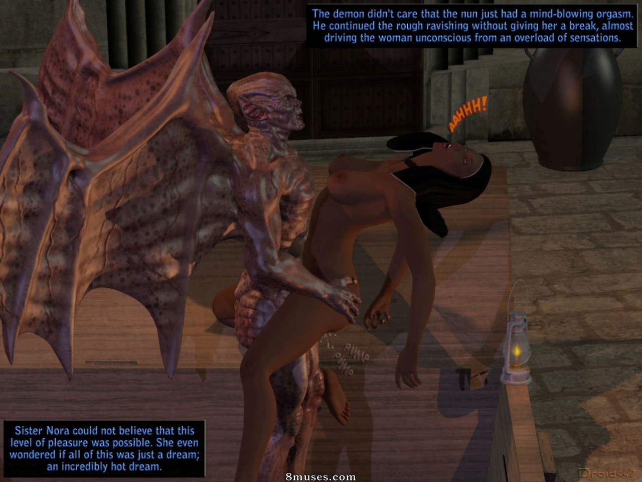 3DMonsterStories.com Comics - Couvent - Page 43
