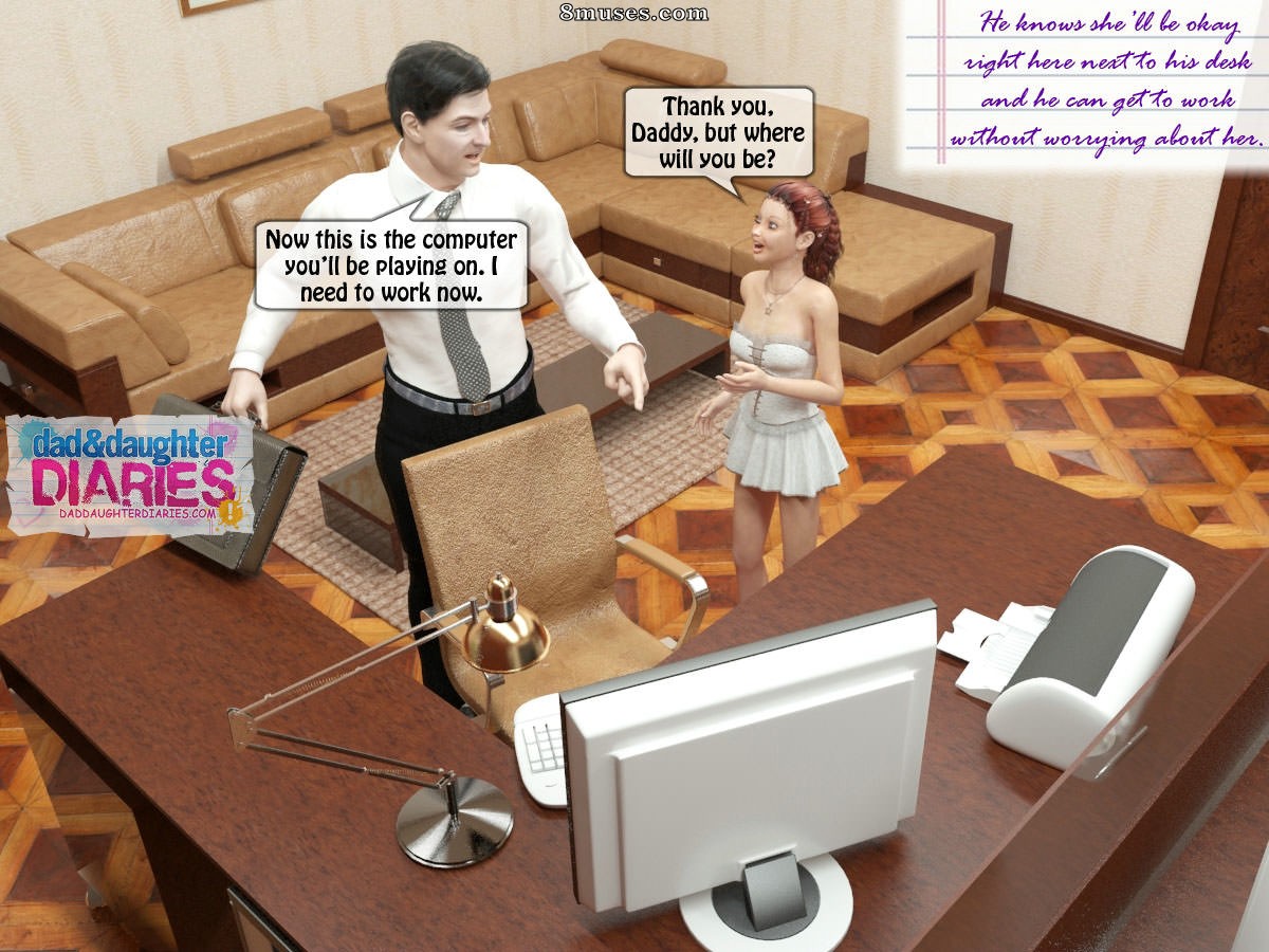 Dad and Daughter Diaries Comics - Computador - Página 4