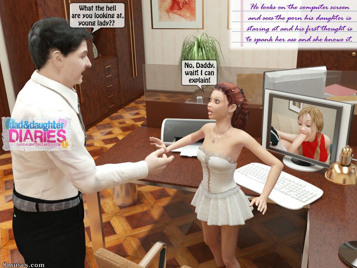Dad and Daughter Diaries Comics - Computador - Página 9