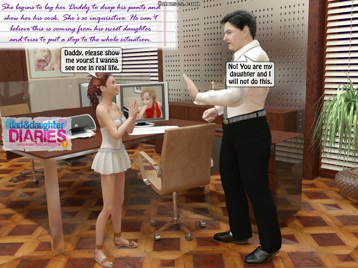 Dad and Daughter Diaries Comics - Computador - Página 12