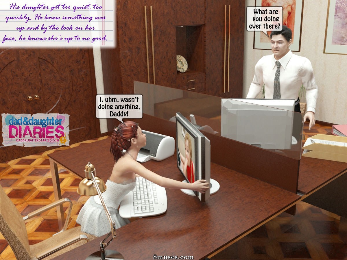 Dad and Daughter Diaries Comics - Computador - Página 8