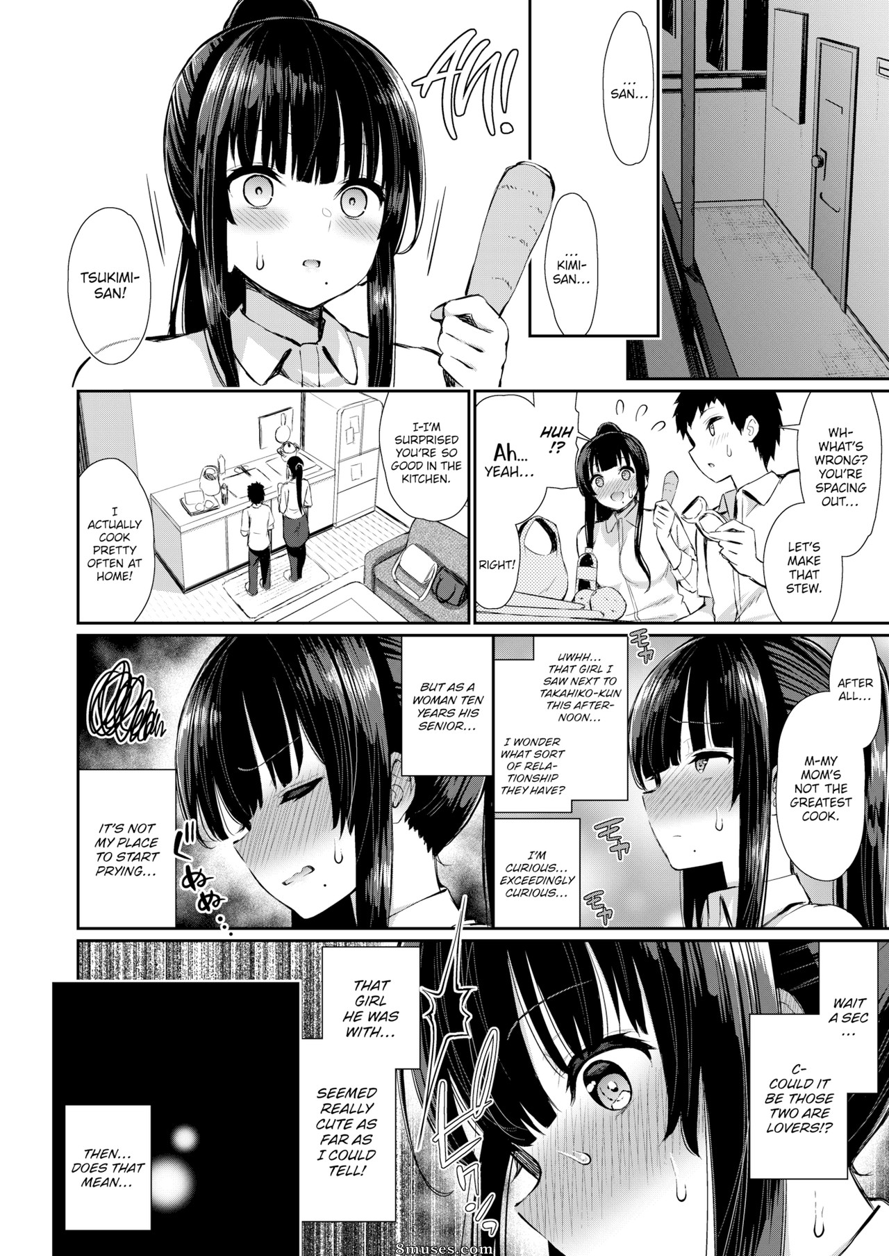 Page 6 | Fakku-Comics/Izure/The-Stocking-Lady-Next-Door-Feeling-Agitated |  8muses - Sex Comics