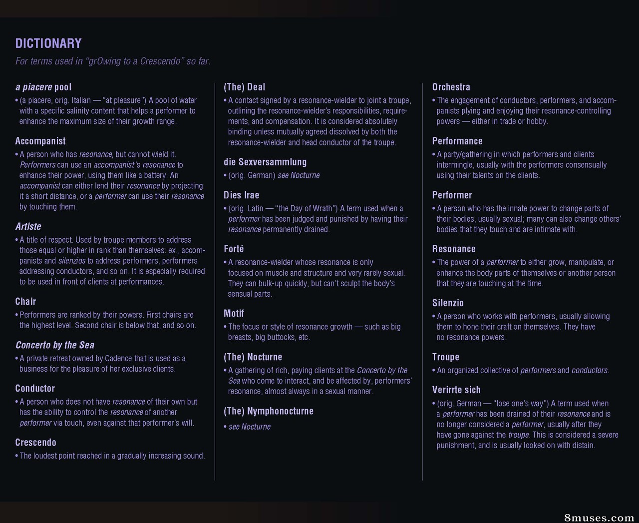 grOwing to a Crescendo  - Issue 5 - Harmonic Dissonance - Page 58
