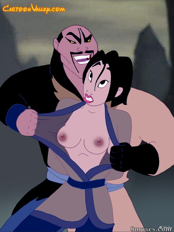 Cartoon Valley - Mulan e o cã Khan Shan-Yu mongol - Página 1