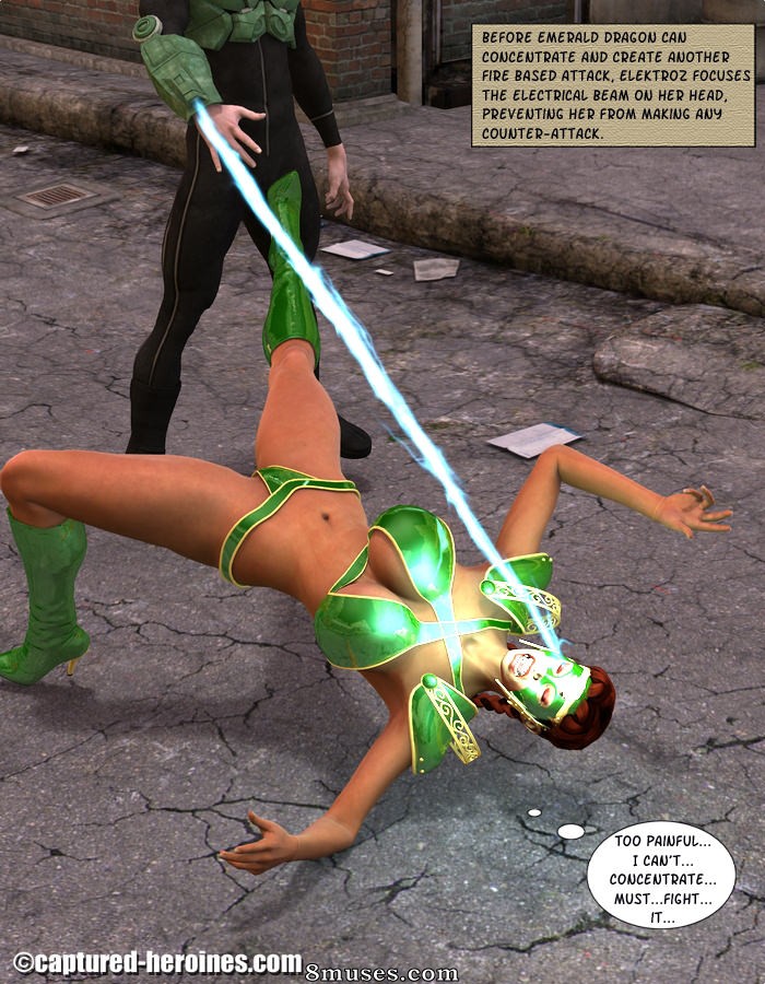 Captured-Heroines Comics - Um dragão preso - Página 30