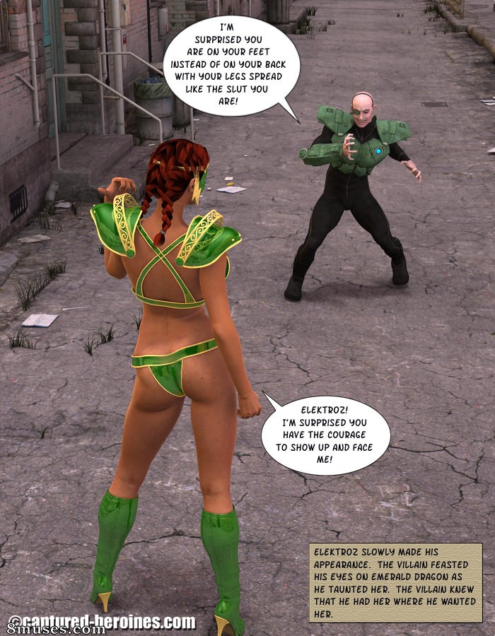Captured-Heroines Comics - Um dragão preso - Página 26
