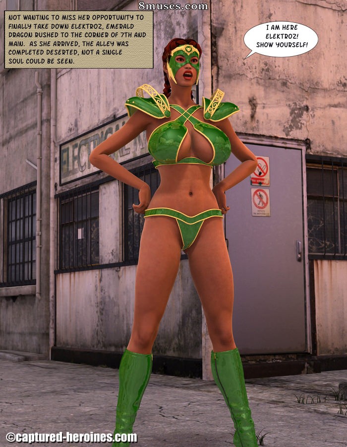 Captured-Heroines Comics - Um dragão preso - Página 25