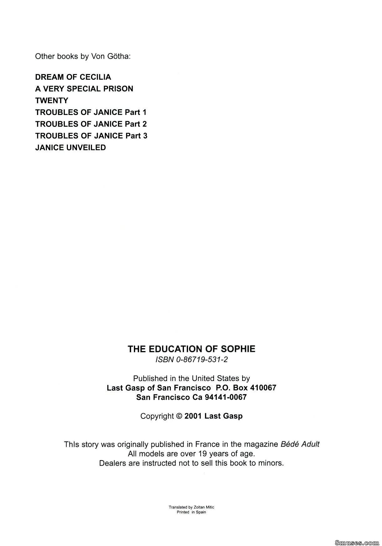 Erich Von Gotha Comics - The Education of Sophie - Page 3