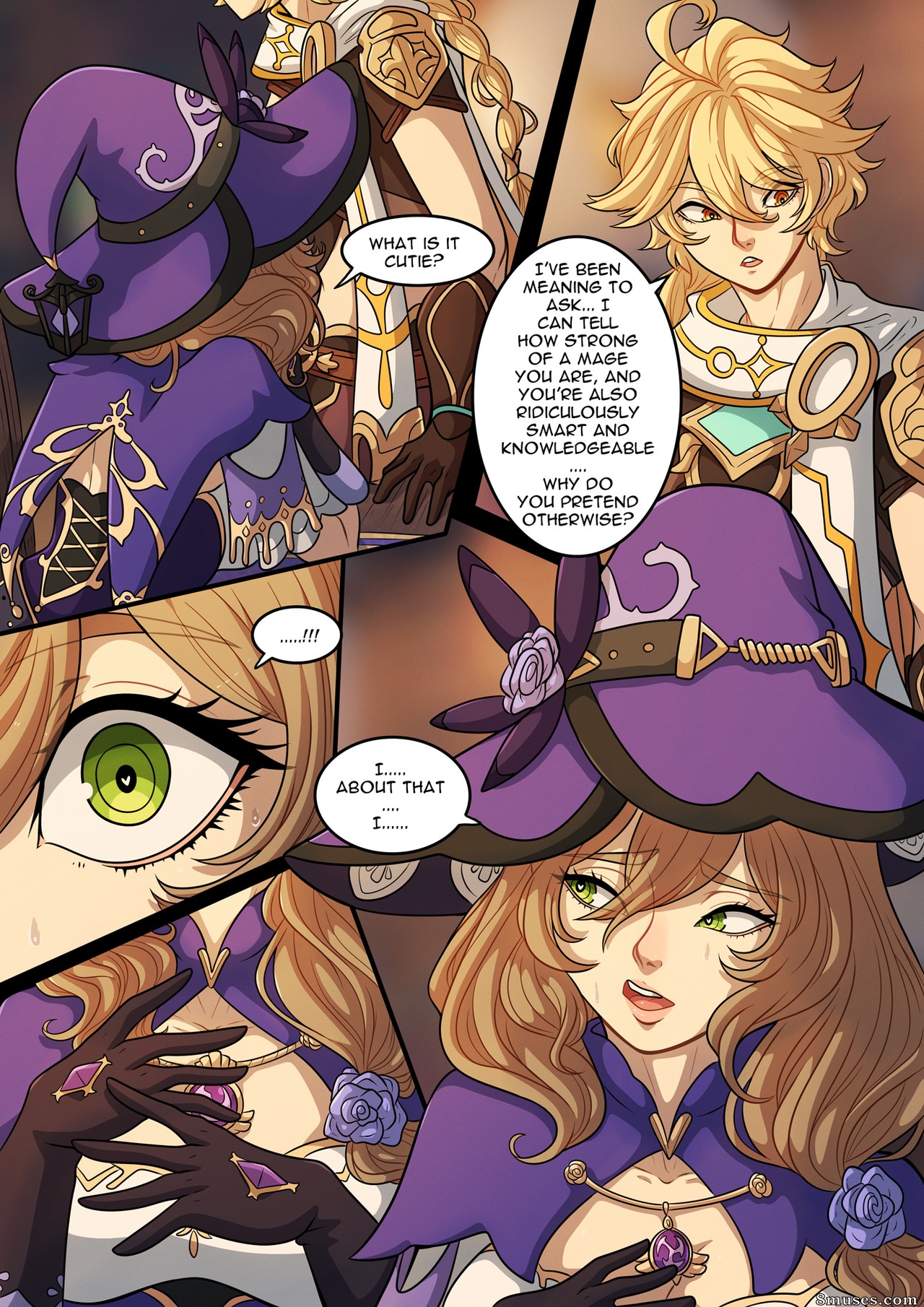 Kinkymation Comics - Le guide du voyageur pour le cœur de Teyvat - Lisa (Genshin Impact) - Page 7