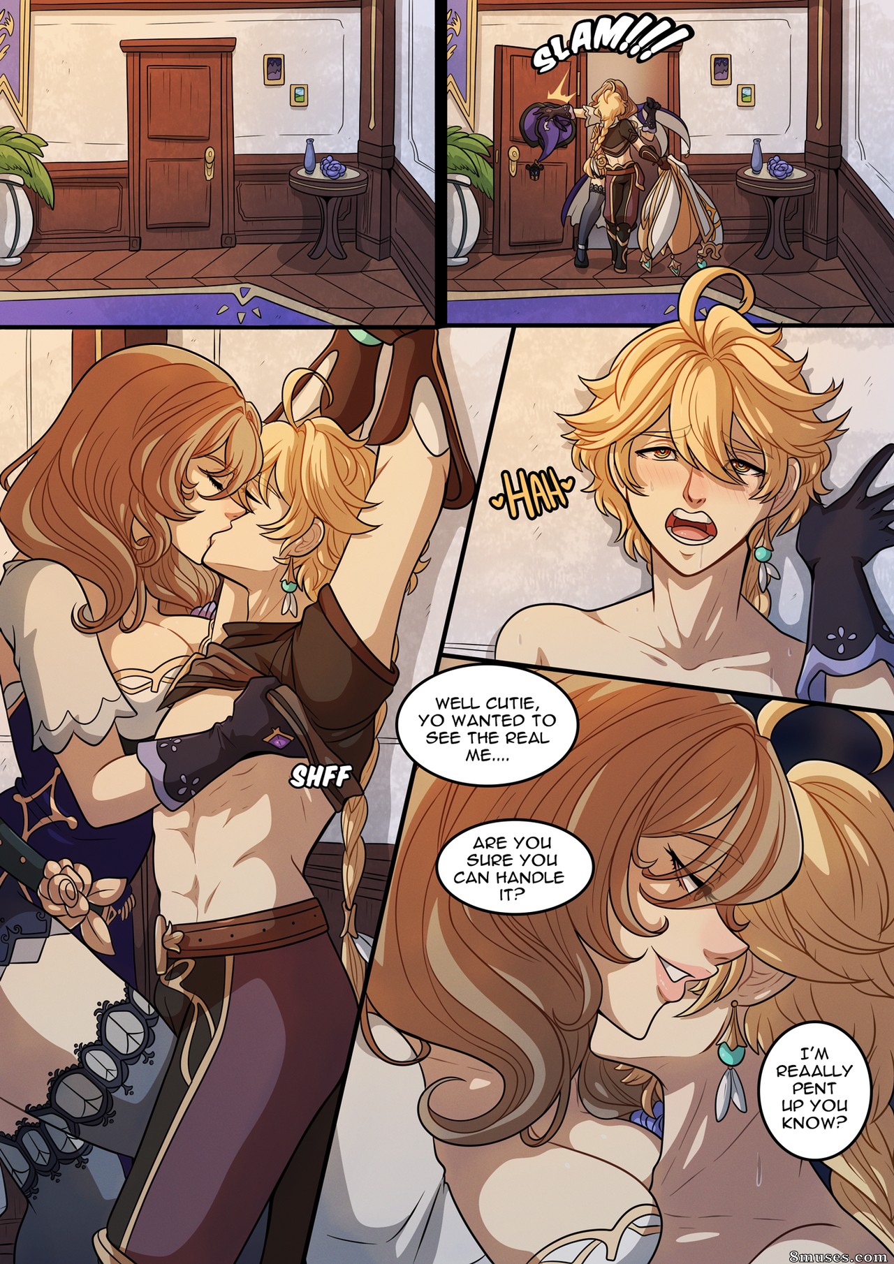 Kinkymation Comics - The Traveler's Guide to Teyvat's Heart - Lisa (Genshin Impact) - Page 10