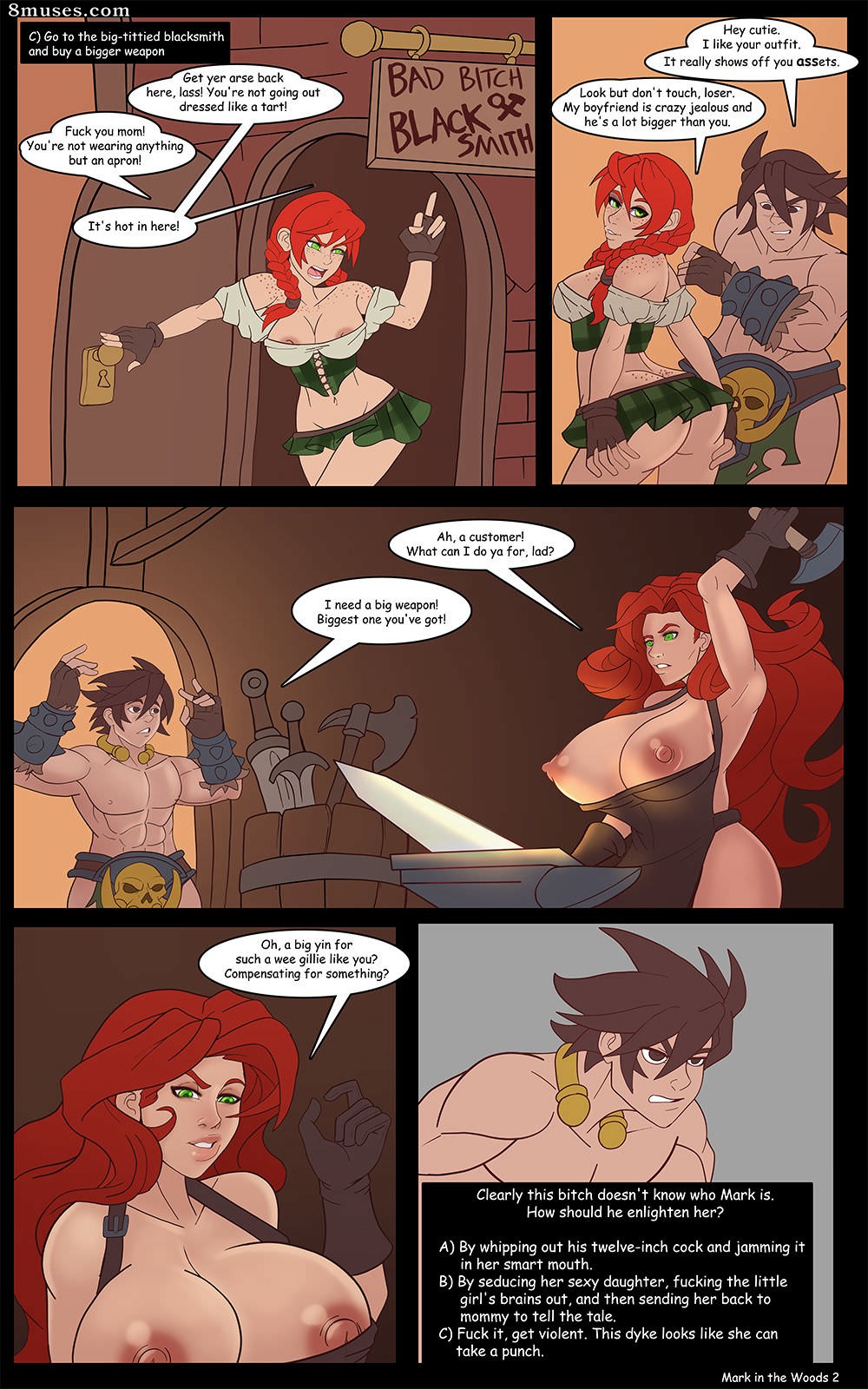 Page 2 | Markydaysaid-Comics/CYOA-Mark-in-the-Woods | 8muses - Sex Comics