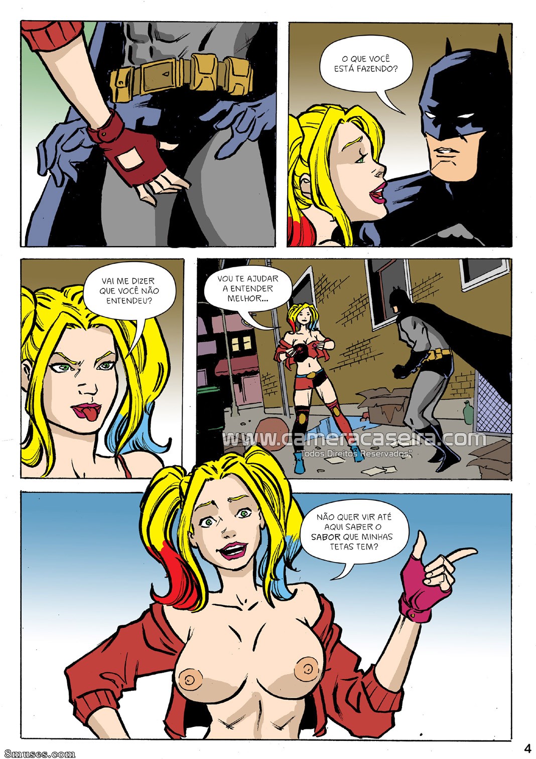 A Vida Secreta dos Super Heróis - 1 Seduzindo o Homem Morcego - Page 4