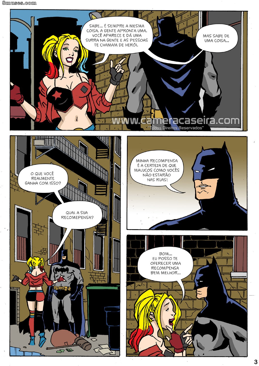 A Vida Secreta dos Super Heróis - 1 Seduzindo o Homem Morcego - Page 3