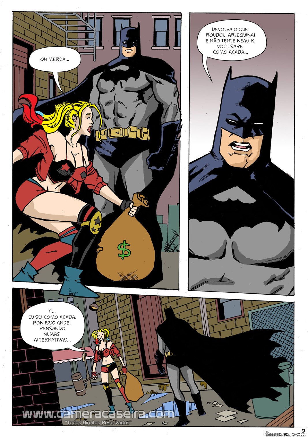A Vida Secreta dos Super Heróis - 1 Seduzindo o Homem Morcego - Page 2