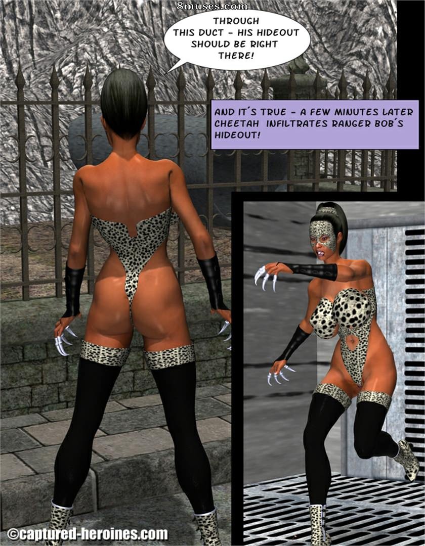 Captured-Heroines Comics - A chita versus o guarda-florestal Bob - Página 34