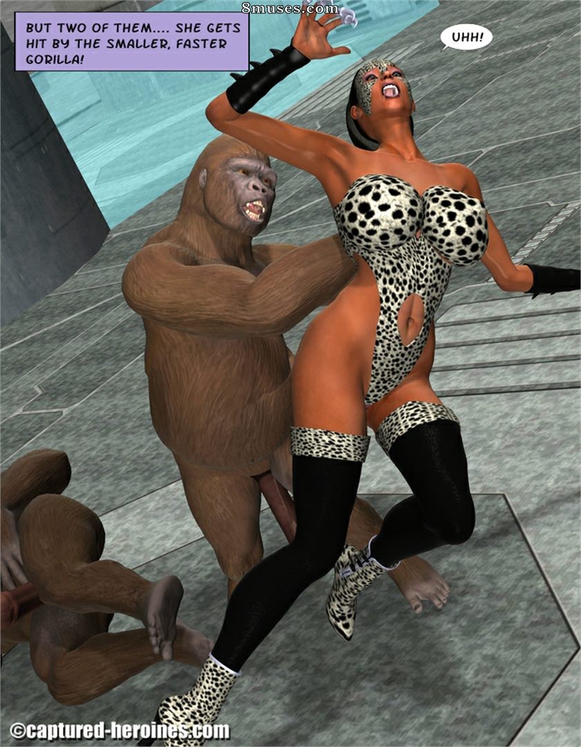 Captured-Heroines Comics - A chita versus o guarda-florestal Bob - Página 41