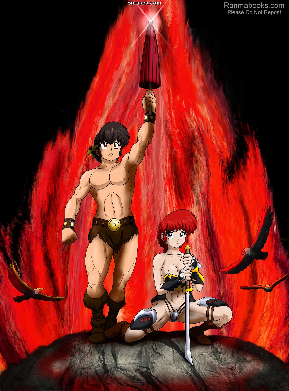 Ranma Books Comics - L'Eclaireur, la sorcière et le guerrier - Page 43