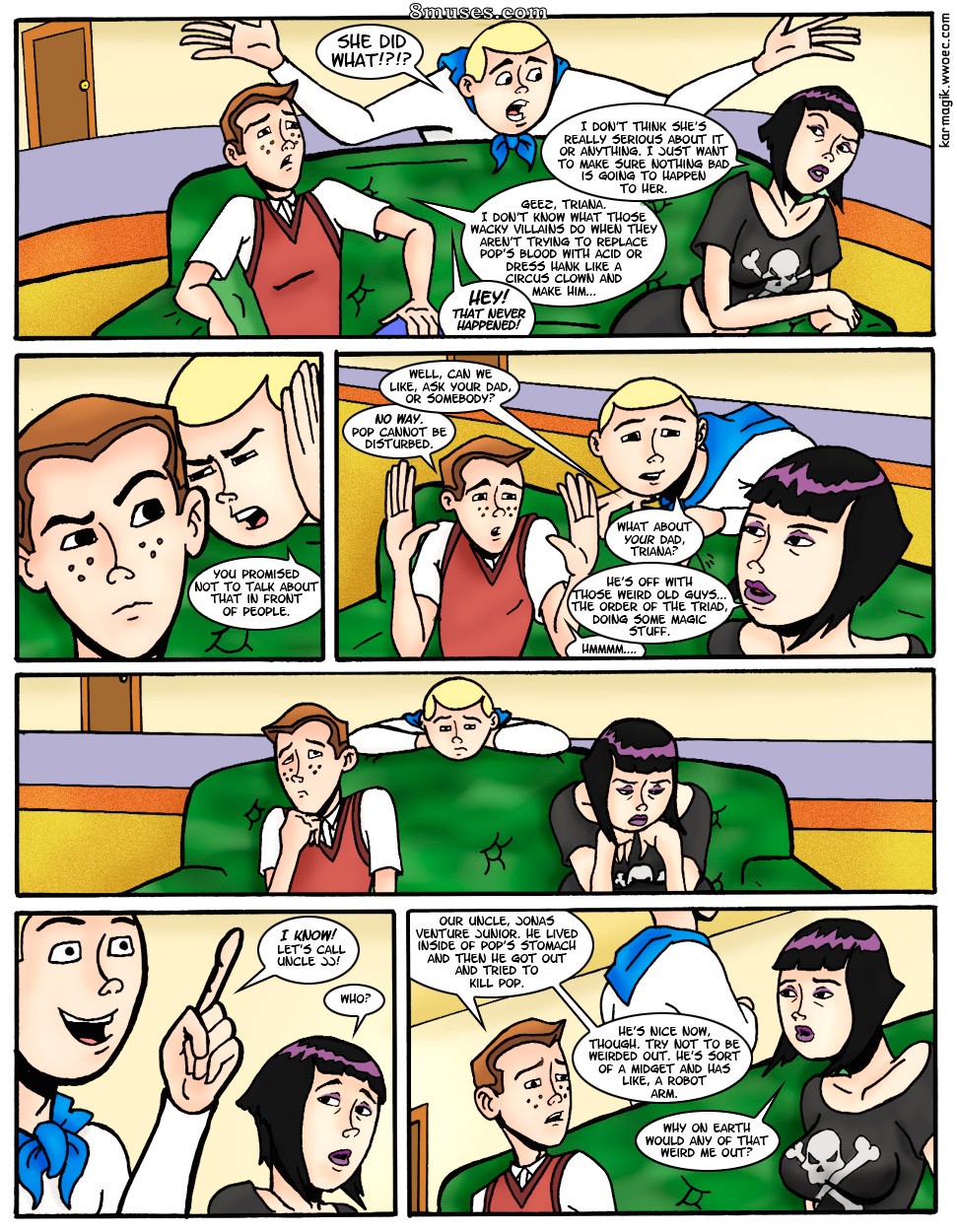 Karmagik Comics - Intenções da vilã - Página 6