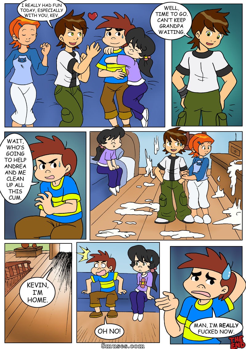 DarkYamatoman Comics - Diversión en casa de Kevin - Página 8