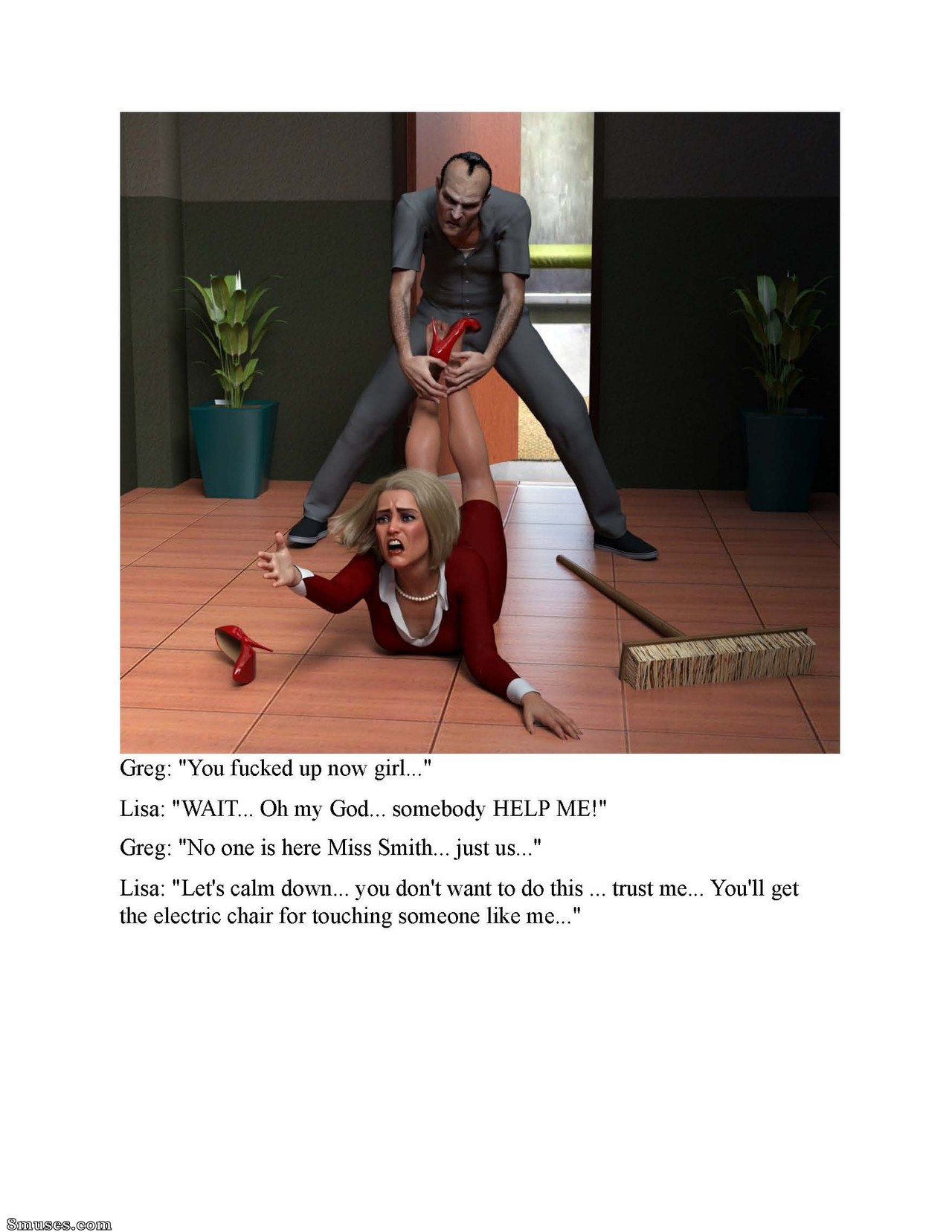 The Creepy Janitor - Text - Page 3