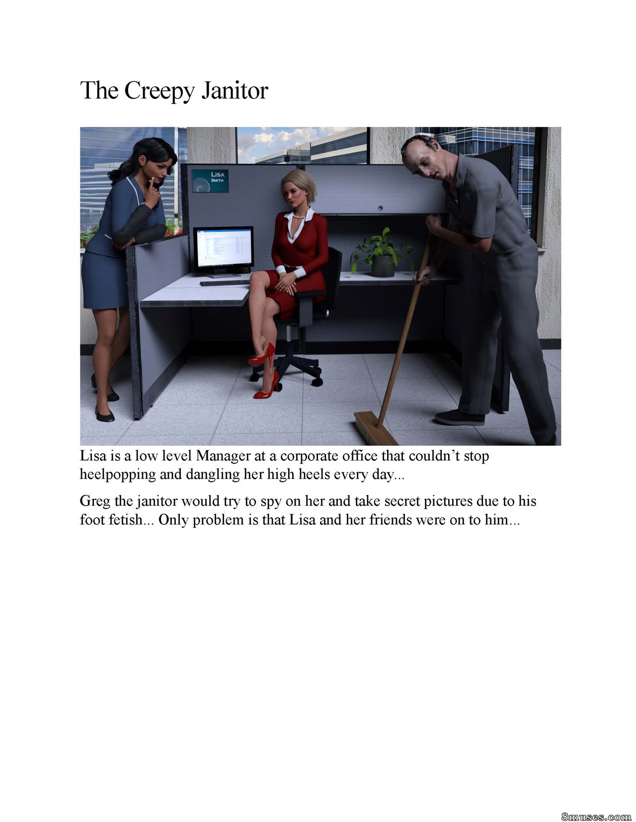 The Creepy Janitor - Text - Page 1
