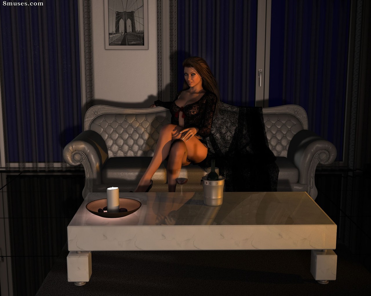 Cosmic 3D Angels - Maya meets Mave again - Romantic Evening - Page 1