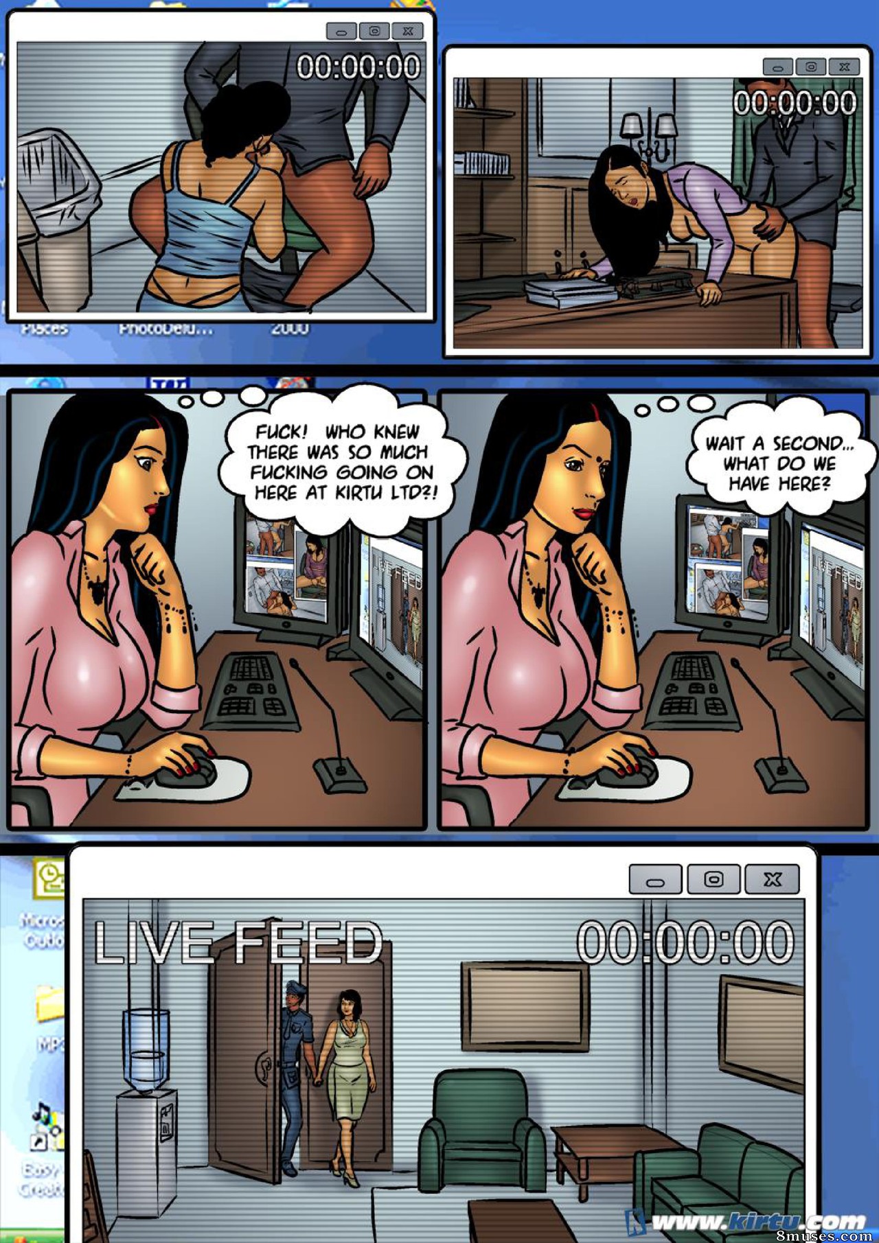 Kirtu.com Comics - Savita Bhabhi - Episódio 45 - Savita ganha um pouco de segurança no emprego - Página 11