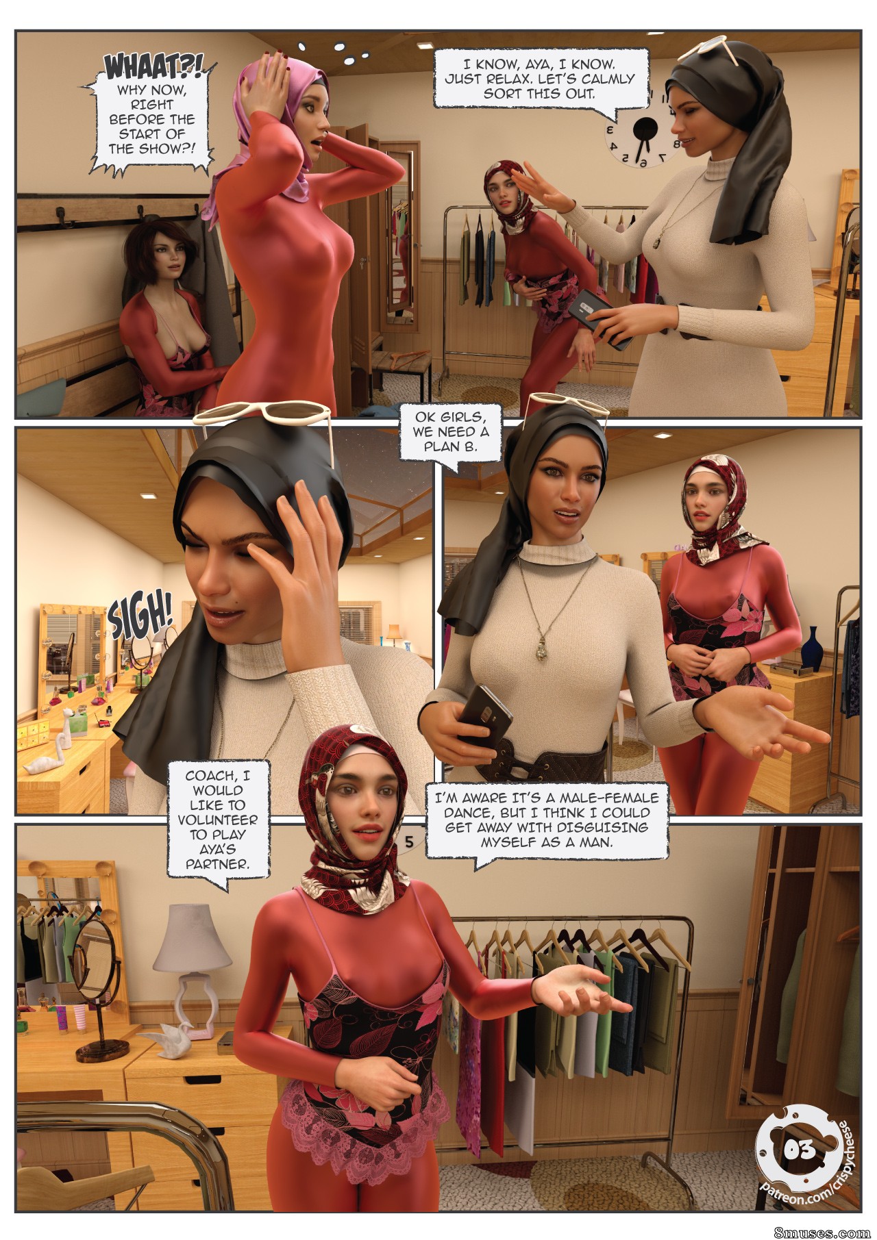 CrispyCheese Comics - La pasión de la bailarina - Página 4
