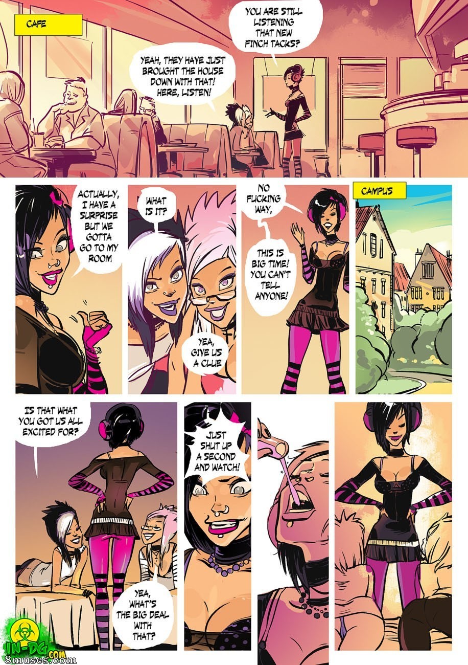 Innocent Dickgirls Comics - O coquetel emo - Página 4