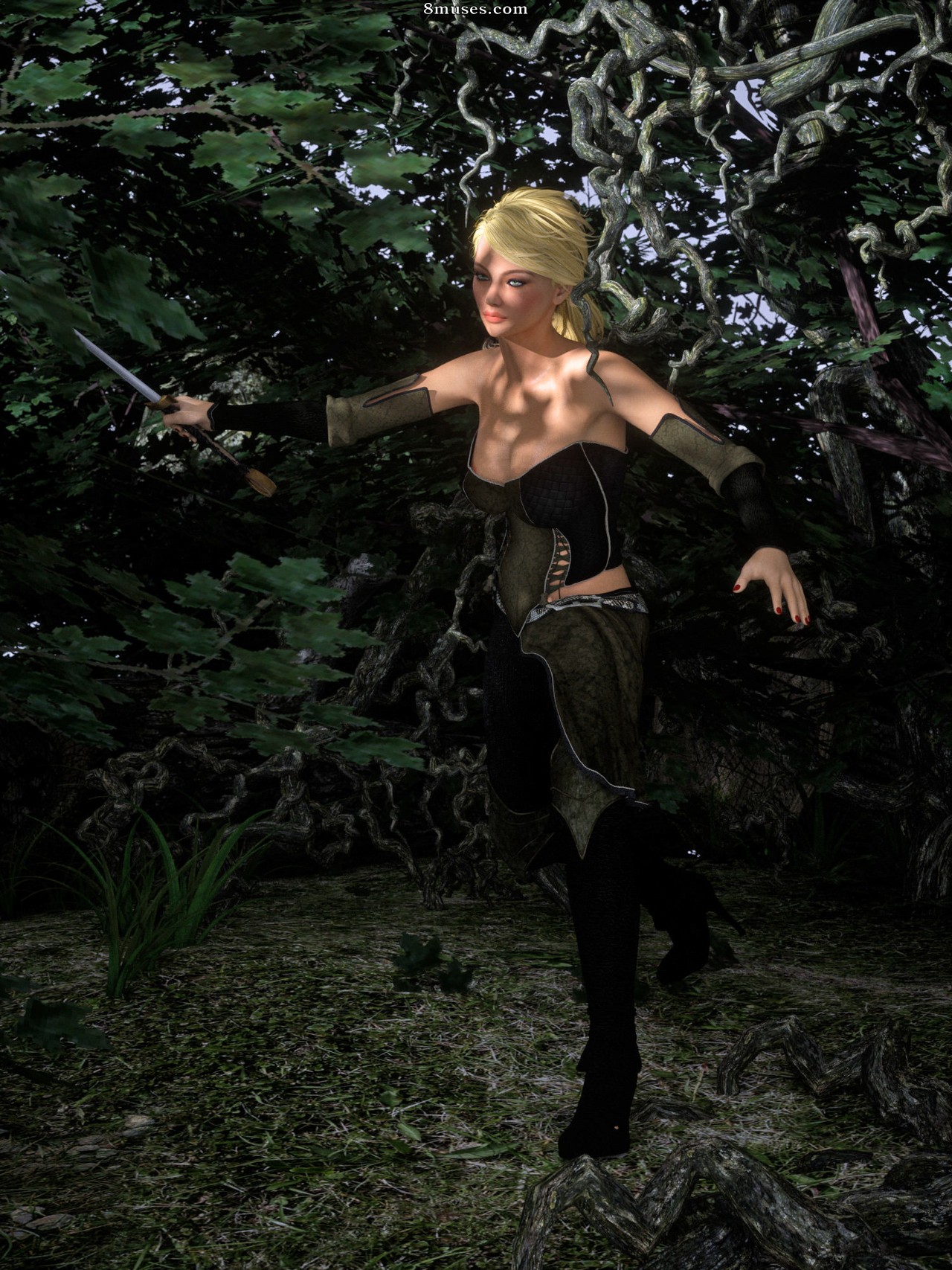 Knight Elayne - Dark Eyes in the Forest - pictures - Page 1